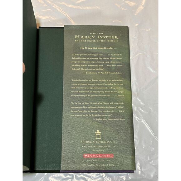 Harry Potter and the Half-Blood Prince True 1st 1st Edition 1st Printing w/ERROR - Picture 5 of 8